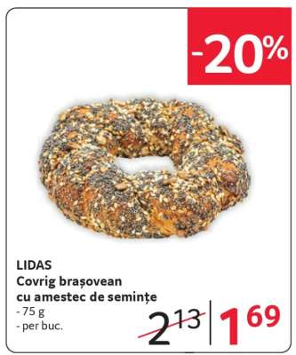 LIDAS Covrig brașovean cu amestec de semințe