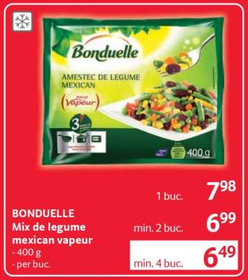 BONDUELLE Mix de legume mexican vapeur