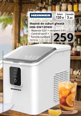 Mașină de cuburi gheață HIM-DW120WH