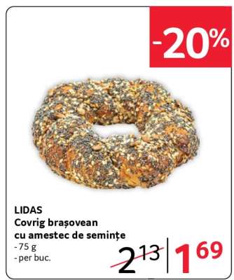 LIDAS Covrig brașovean cu amestec de semințe
