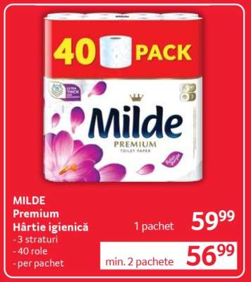 Milde Premium Hârtie igienică
