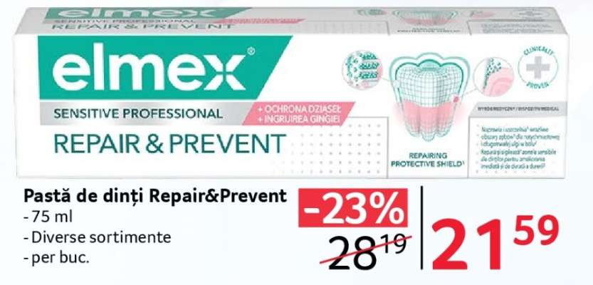 Pastă de dinți Repair&Prevent