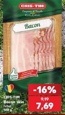 CRIS-TIM Bacon skin feliat 100 g