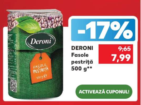 DERONI Fasole pestriță 500 g