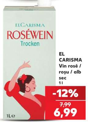 EL CARISMA Vin rosé / roșu / alb sec