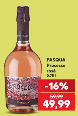 PASQUA Prosecco rosé 0,75 l