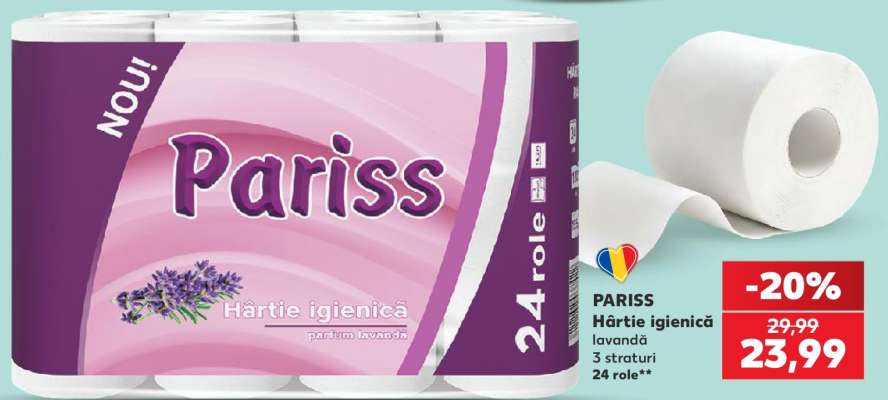 PARISS Hârtie igienică