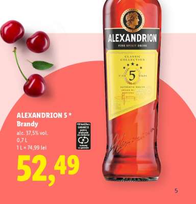 ALEXANDRION 5 * Brandy
