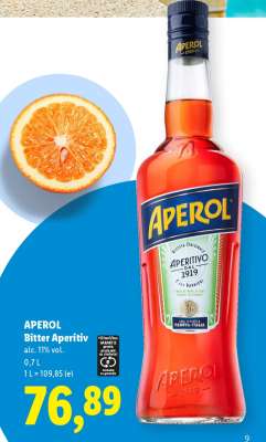 Aperol Bitter Aperitiv