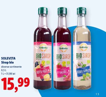 SOLEVITA Sirop bio