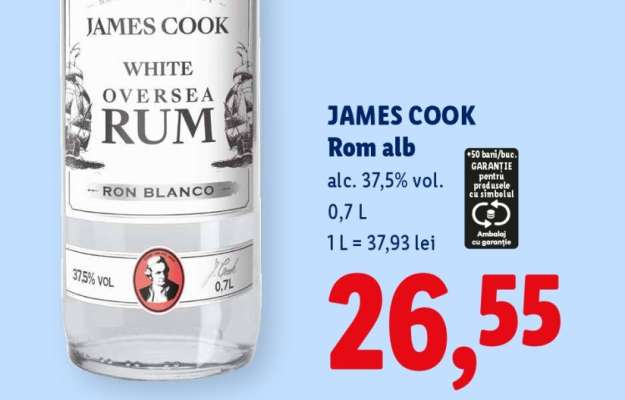 JAMES COOK Rom alb