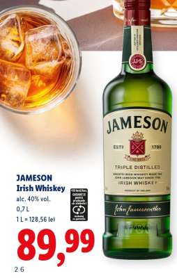 JAMESON Irish whiskey
