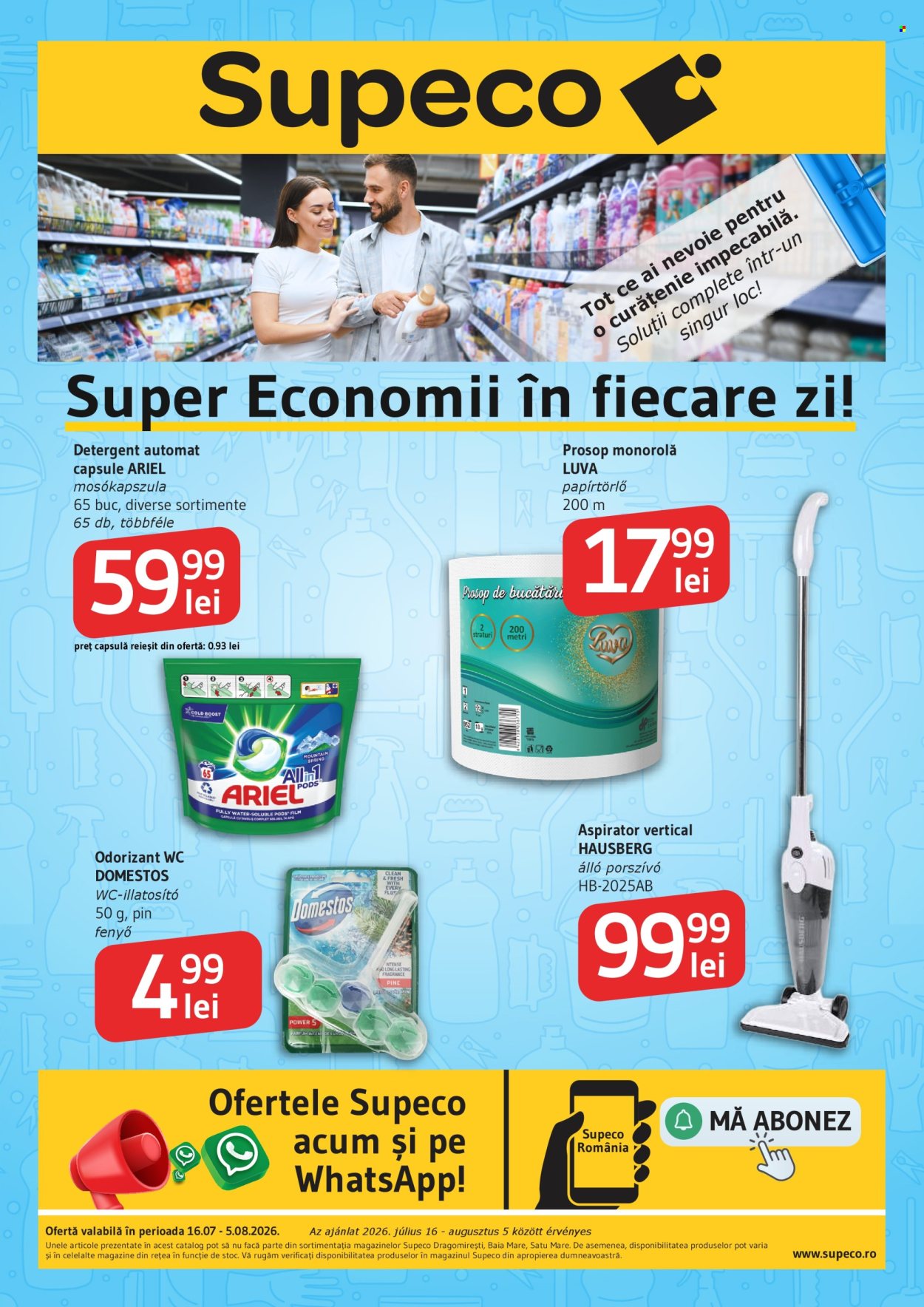 Catalog Supeco - 16.07.2026 - 05.08.2026. Pagina 1