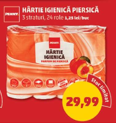 Hârtie igienică piersică