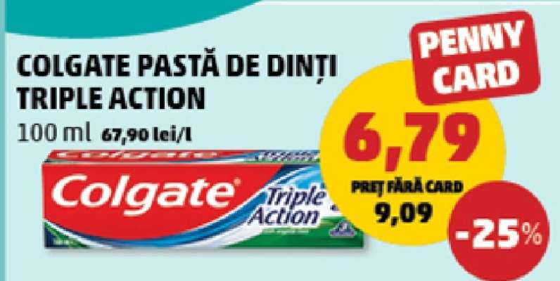 COLGATE PASTĂ DE DINȚI TRIPLE ACTION