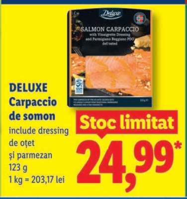 DELUXE Carpaccio de somon
