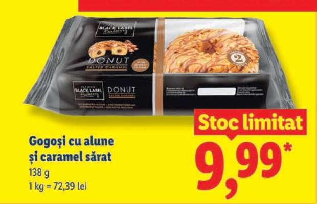 Gogoși cu alune și caramel sărat