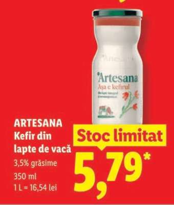 ARTESANA Kefir din lapte de vacă