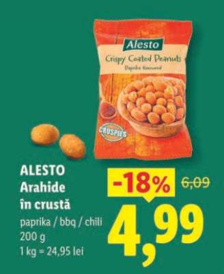 Alesto Arahide în crustă
