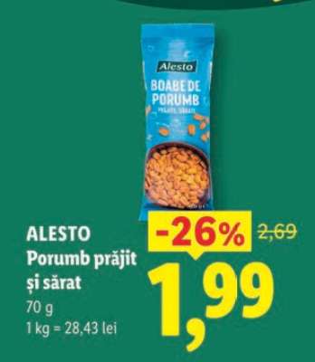 ALESTO Porumb prăjit și sărat