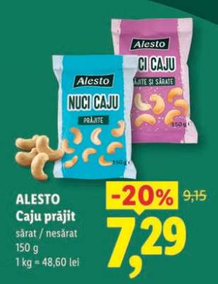 Alesto Caju prăjit