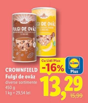 Crownfield Fulgi de ovăz