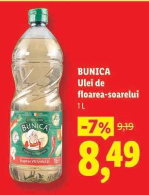Bunica Ulei de Floarea Soarelui