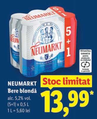NEUMARKT Bere blondă