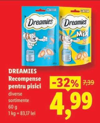 Dreamies Recompense pentru pisici
