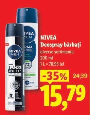 NIVEA Deospray bărbați