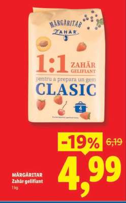 MĂRGĂRITAR Zahăr gelifiant
