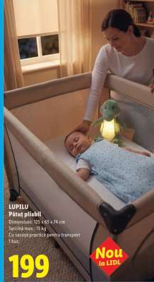 LUPILU Pătuț pliabil