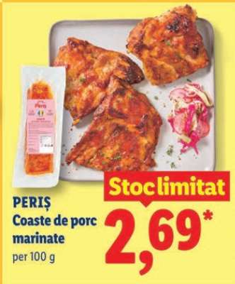 PERIȘ Coaste de porc marinate