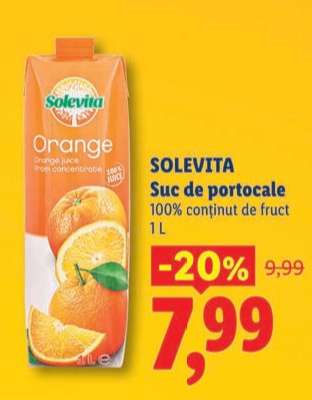Solevita Suc de portocale