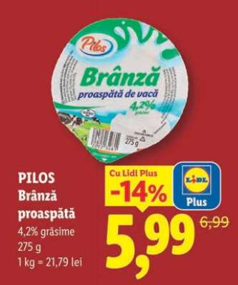 PILOS Brânză proaspătă