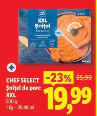 CHEF SELECT Șnițel de porc XXL