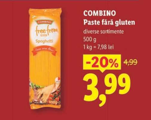 Combino Paste fără gluten
