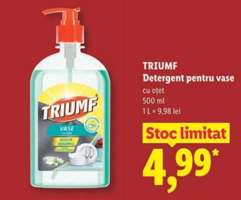 TRIUMF Detergent pentru vase