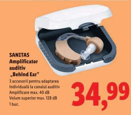 SANITAS Amplificator auditiv „Behind Ear”