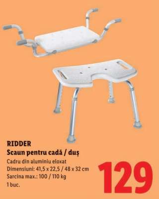 RIDDER Scaun pentru cadă / duș
