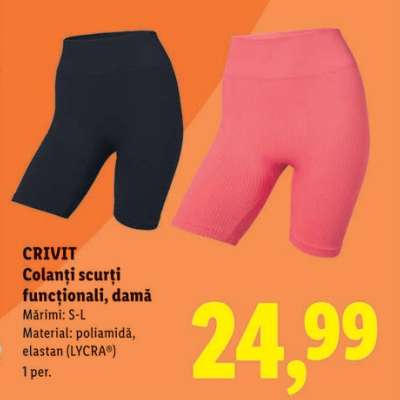 CRIVIT Colanți scurți funcționali, damă