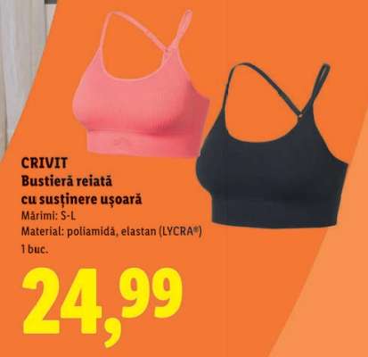 CRIVIT Bustieră reiată