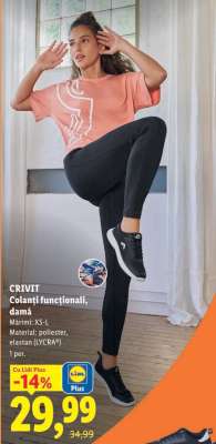 CRIVIT Colanți funcționali, damă