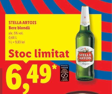 STELLA ARTOIS Bere blondă