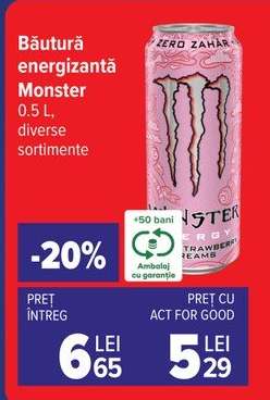 Băutură energizantă Monster