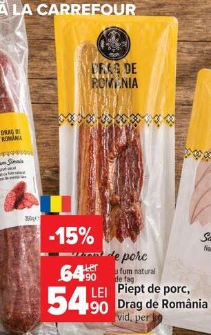Piept de porc Drag de România