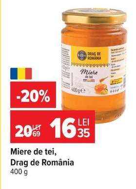 Miere de tei, Drag de România