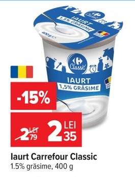 Iaurt Carrefour Classic