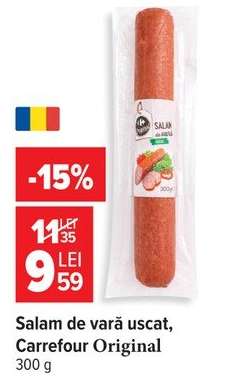 Salam de vară uscat, Carrefour Original