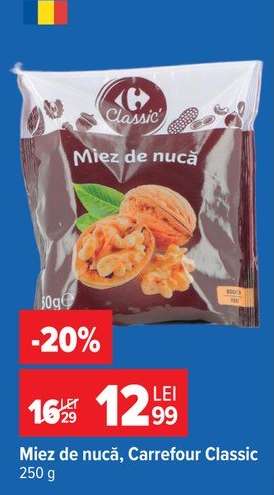 Miez de nucă Carrefour Classic